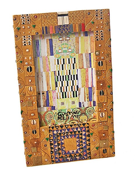 Klimt Pattern Stoclet Frieze Photo Frame Design Sculptural Artwork